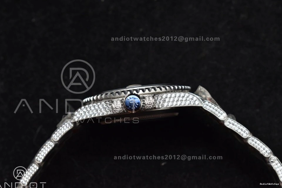 Diamonds AMGF Blue Best On VR Bracelet Edition 1149 Dial On SS Submariner Chic 40mm Full 0112